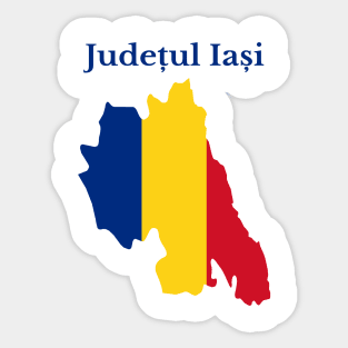 Iasi County, Romania. Sticker